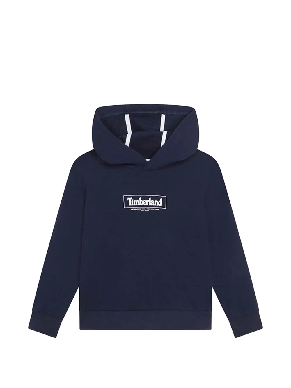 Timberland Kids Felpa con cappuccio e logo - Blu