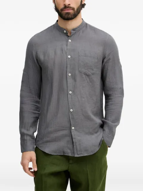 Benetton mandarin-collar pocket shirt