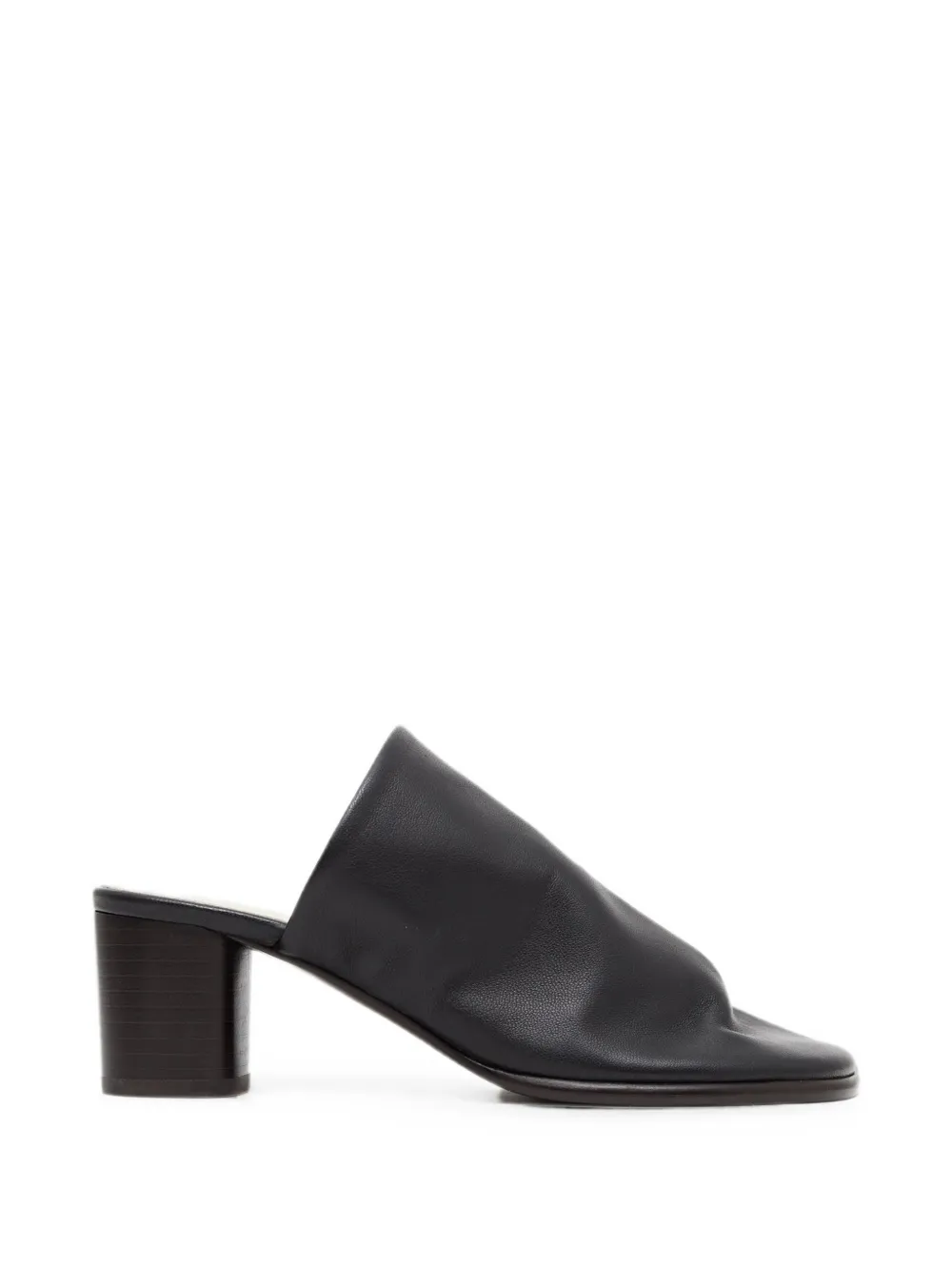 LEMAIRE leather mules Zwart