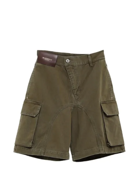 JW Anderson logo-patch cargo shorts