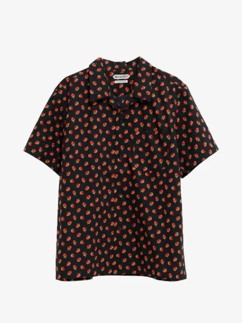 JW Anderson Hemd mit Erdbeeren-Print