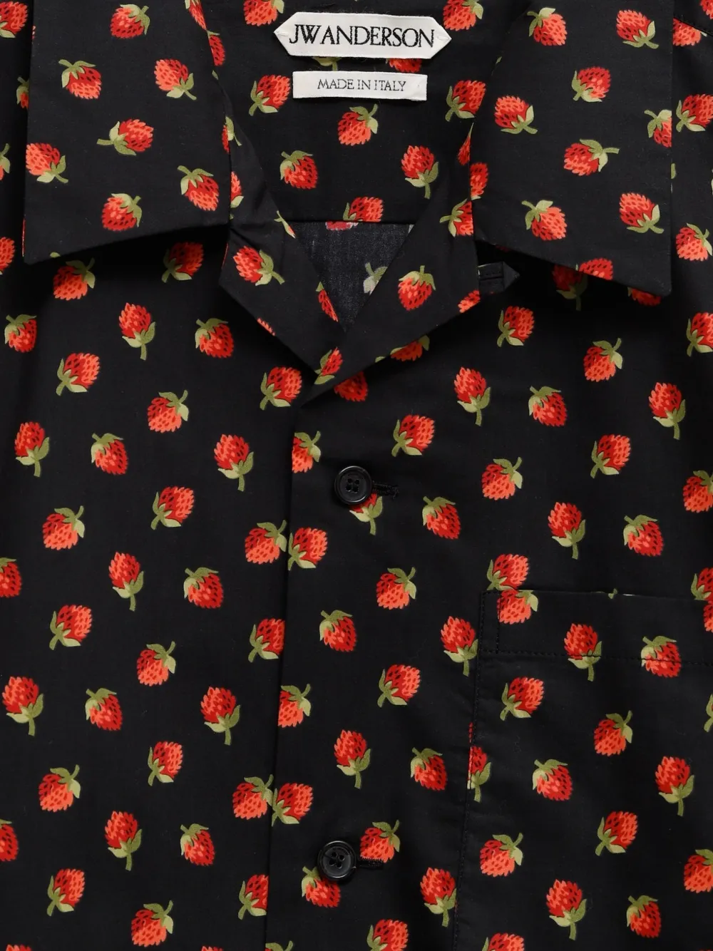 JW Anderson Overhemd met print Zwart