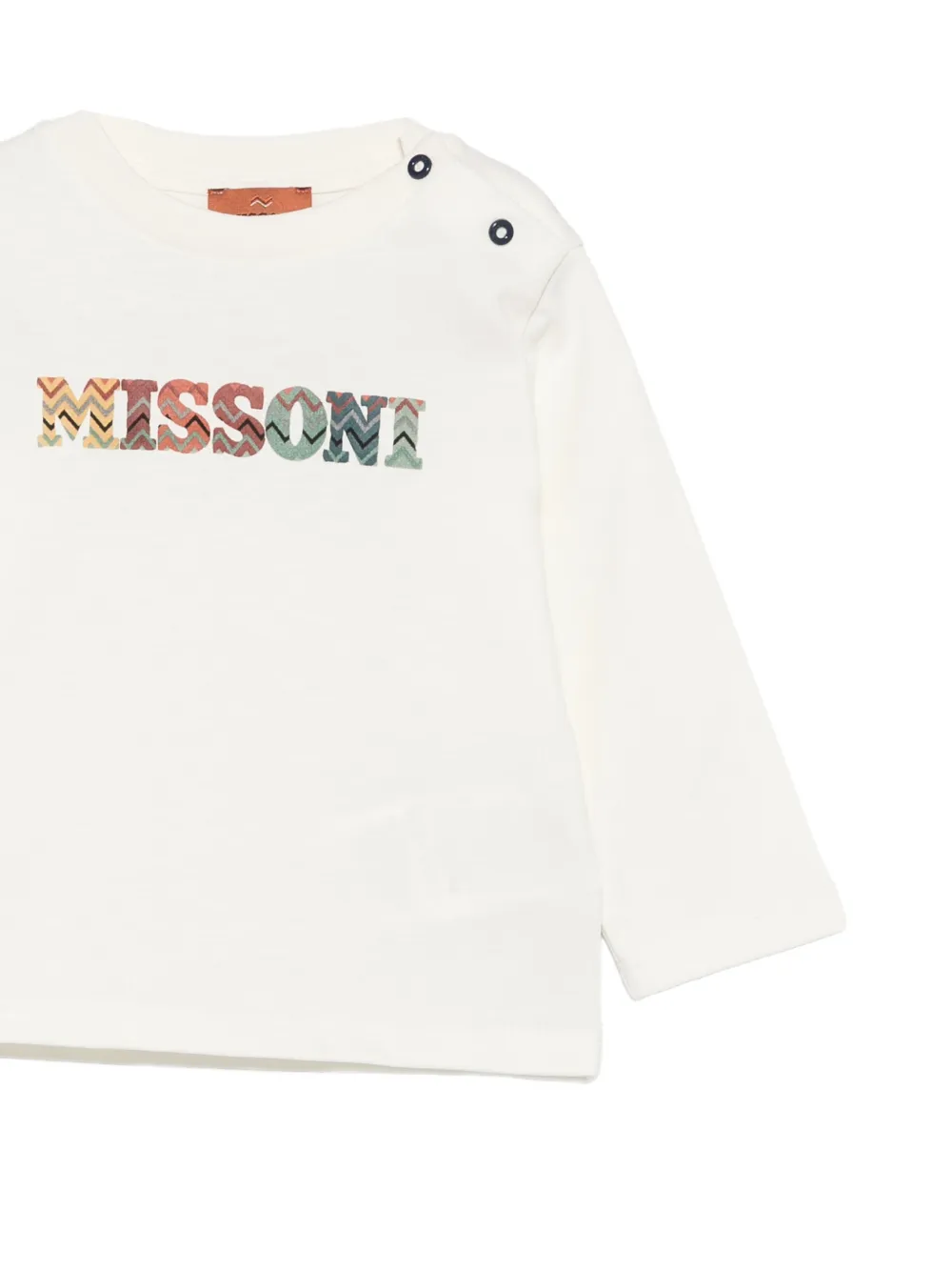 Missoni Kids T-shirt met lange mouwen Beige