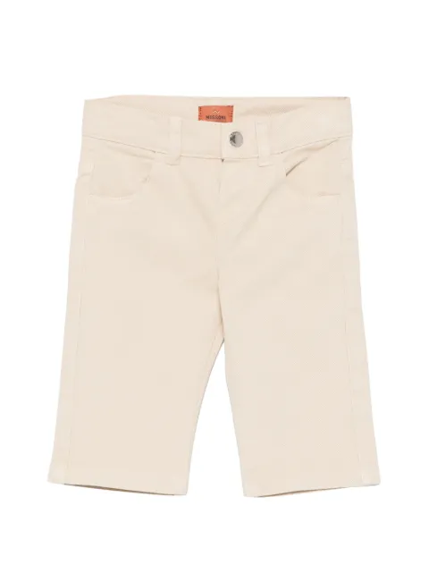 Missoni Kids pantalones con bordado en zigzag