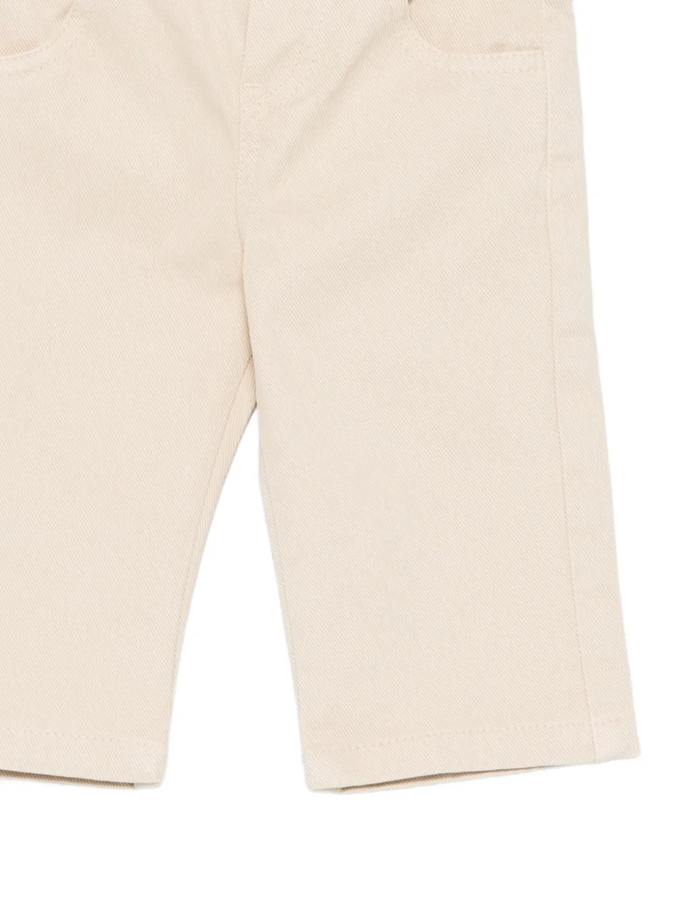 Missoni Kids Broek met zigzag-borduurwerk Beige