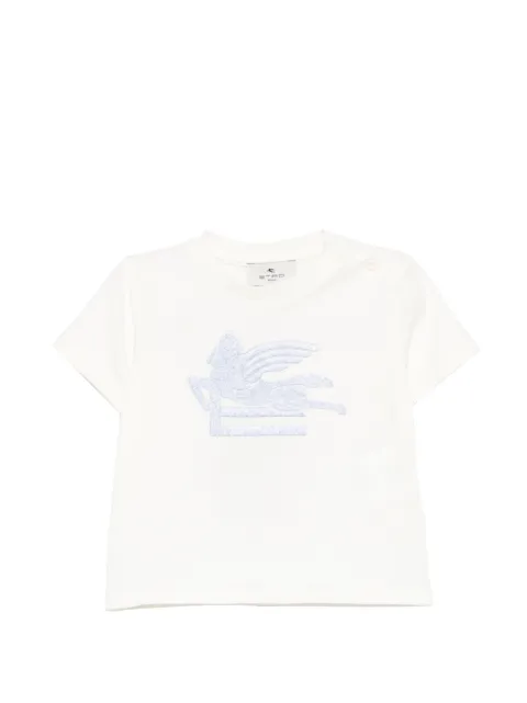 ETRO KIDS Camiseta com Pegasus bordado
