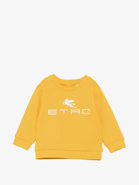 ETRO KIDS sudadera con logo estampado