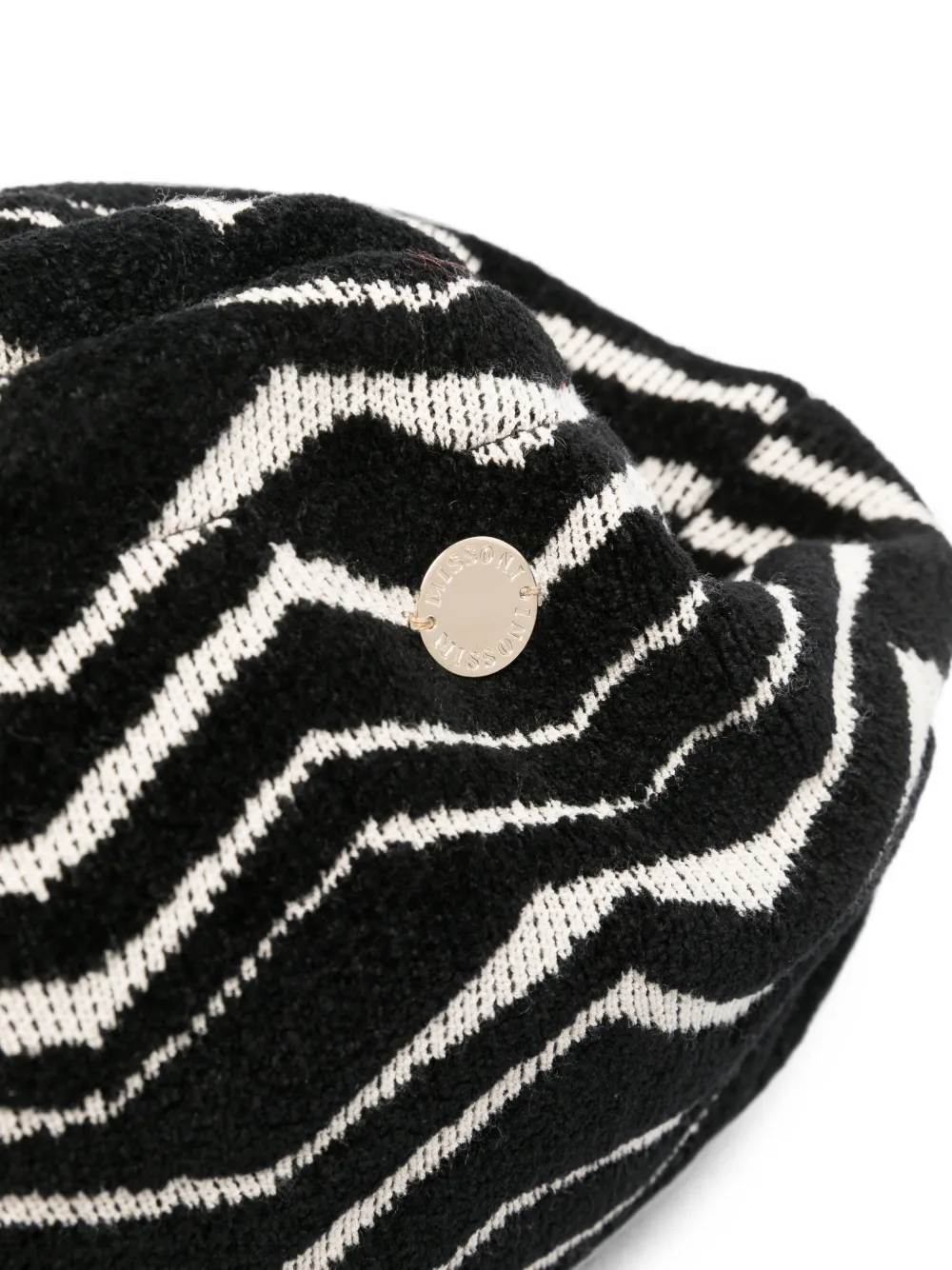 Missoni Kids Clutch met zigzag-patroon Zwart