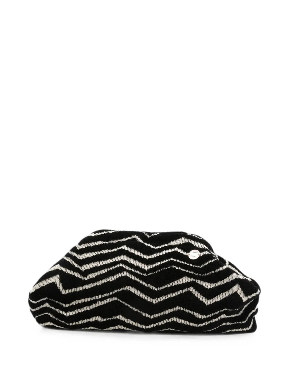 Missoni Kids zigzag-knit clutch bag - Nero