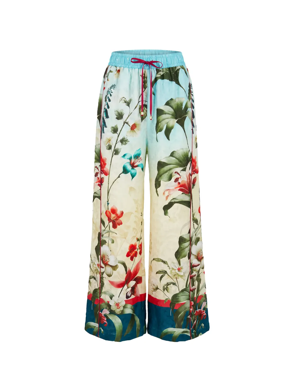 F.R.S For Restless Sleepers floral-print palazzo pants - Blu