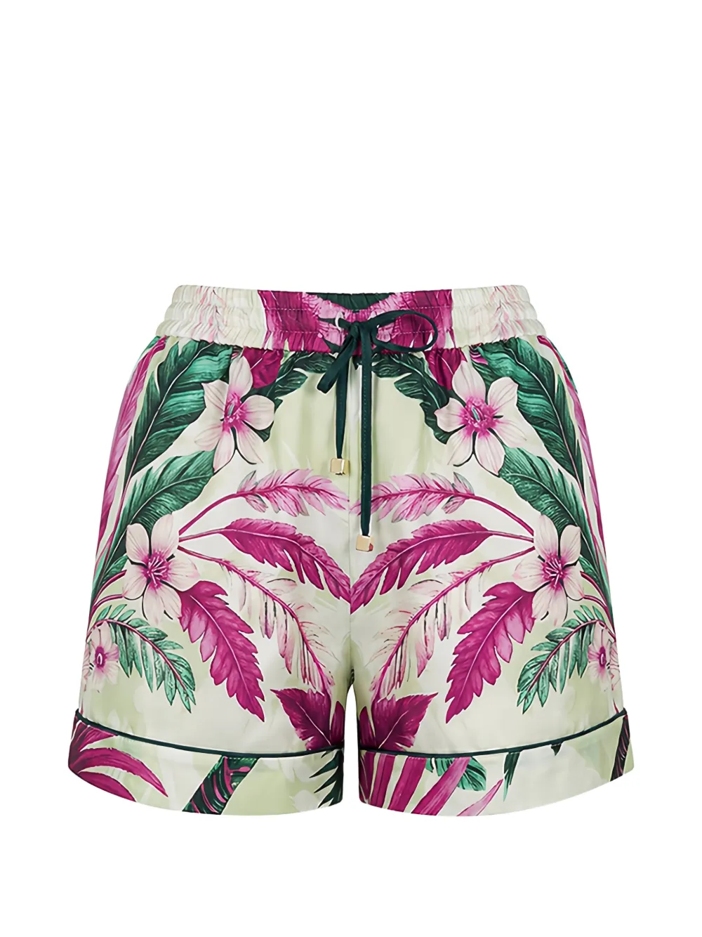 F.R.S For Restless Sleepers Lissipa floral-print drawstring shorts - Toni neutri