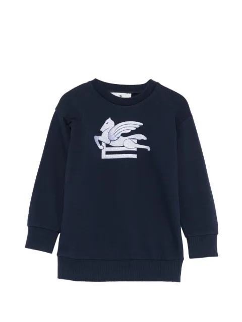 ETRO KIDS Pegaso-embroidered sweatshirt