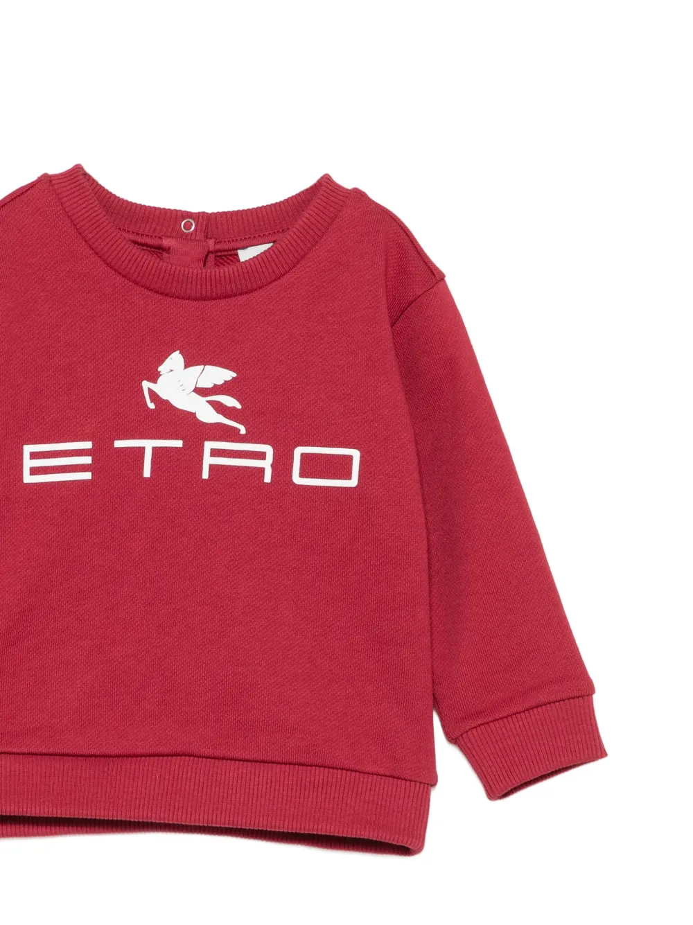 ETRO KIDS Sweater met Pegaso-print Rood