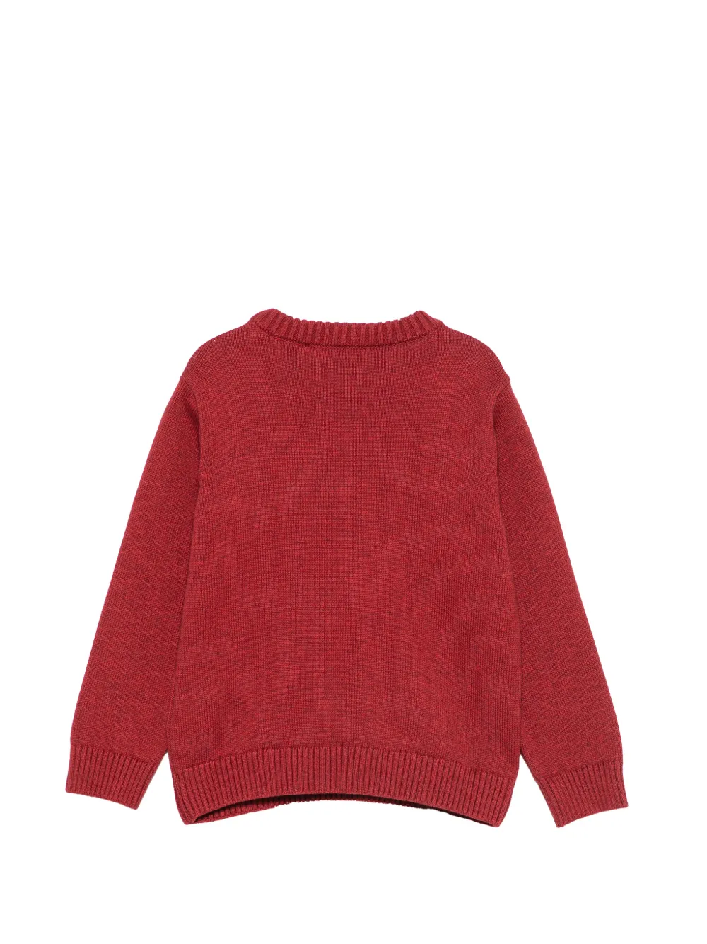 ETRO KIDS Pegaso trui met geborduurd logo Rood