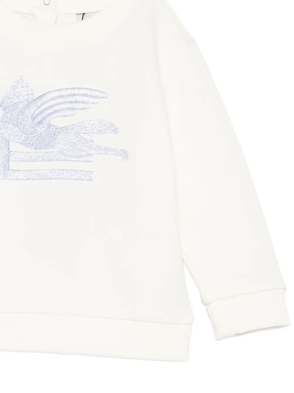ETRO KIDS Sweater met Pegaso-borduurwerk Beige