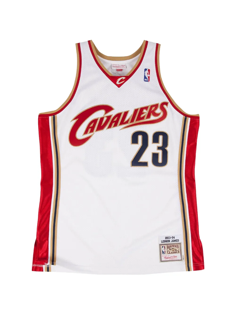 Mitchell & Ness x NBA Cleveland Cavaliers LeBron James 2003-04 Swingman jersey - Bianco