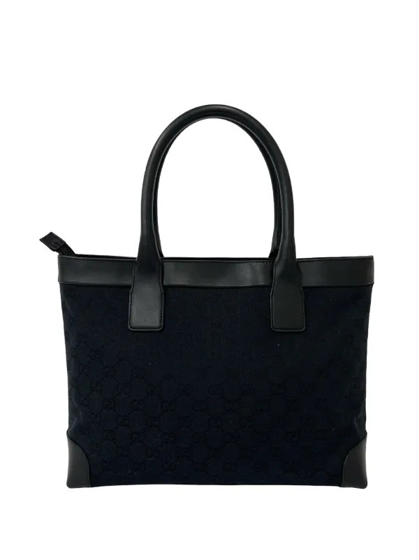 Gucci Pre-Owned 2000-2015 GGキャンバス トートバッグ | ブラック