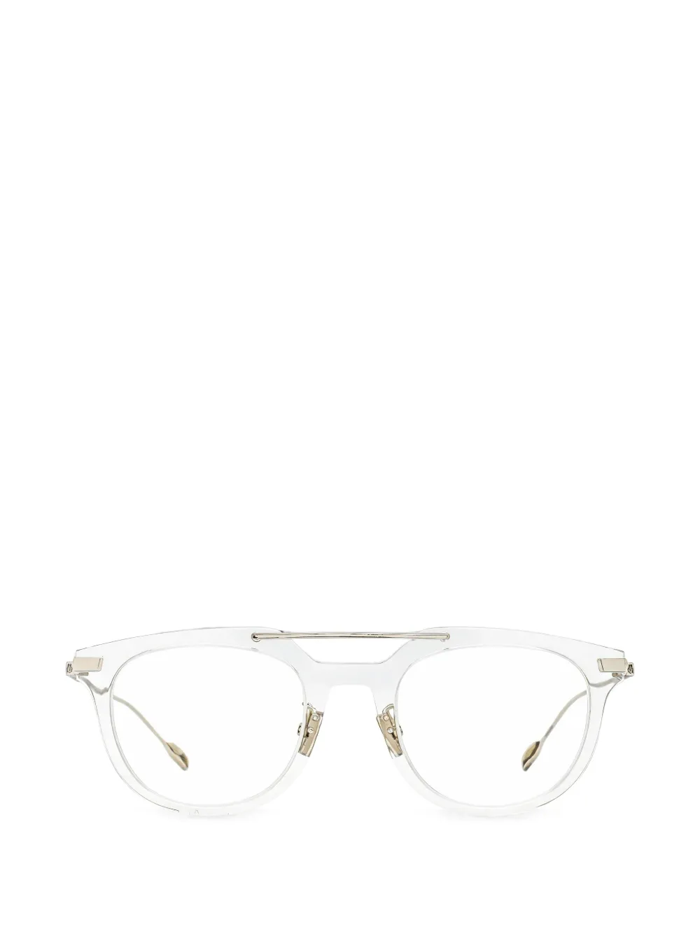 RIMOWA Air oval-frame glasses - Bianco