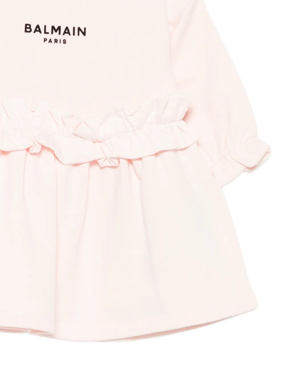 Balmain Kids Jurk met ruches Roze