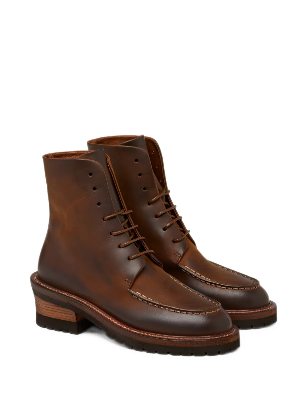 Marsèll lace-up leather boots Bruin