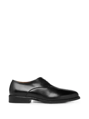 Jil Sander レザー ダービーシューズ | ブラック | FARFETCH JP