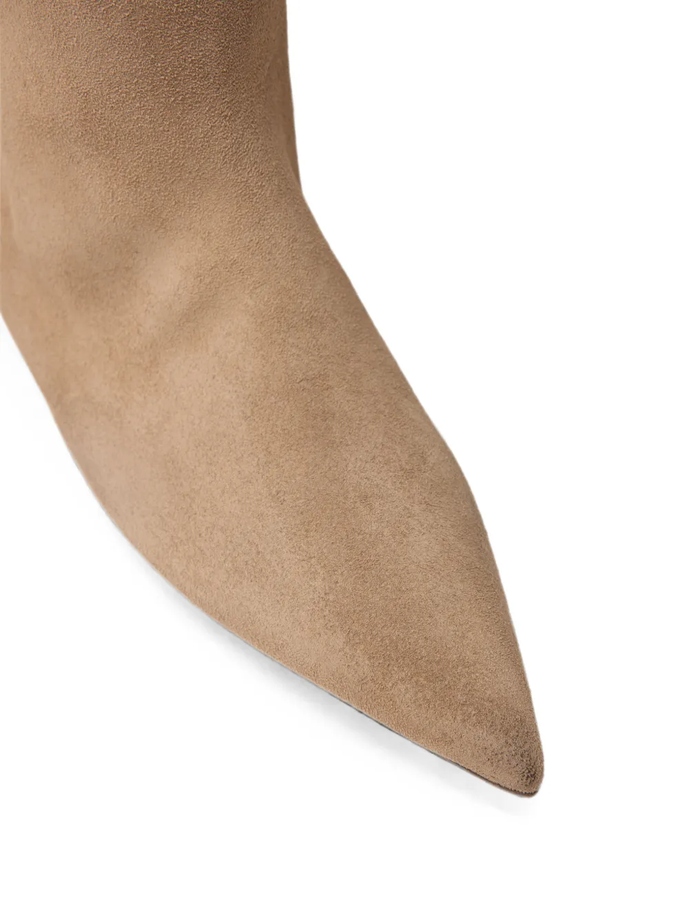Marsèll Spino pointed-toe suede boots Beige