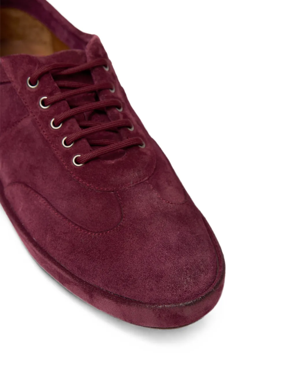 Marsèll Scatopelle suede lace-up sneakers Rood