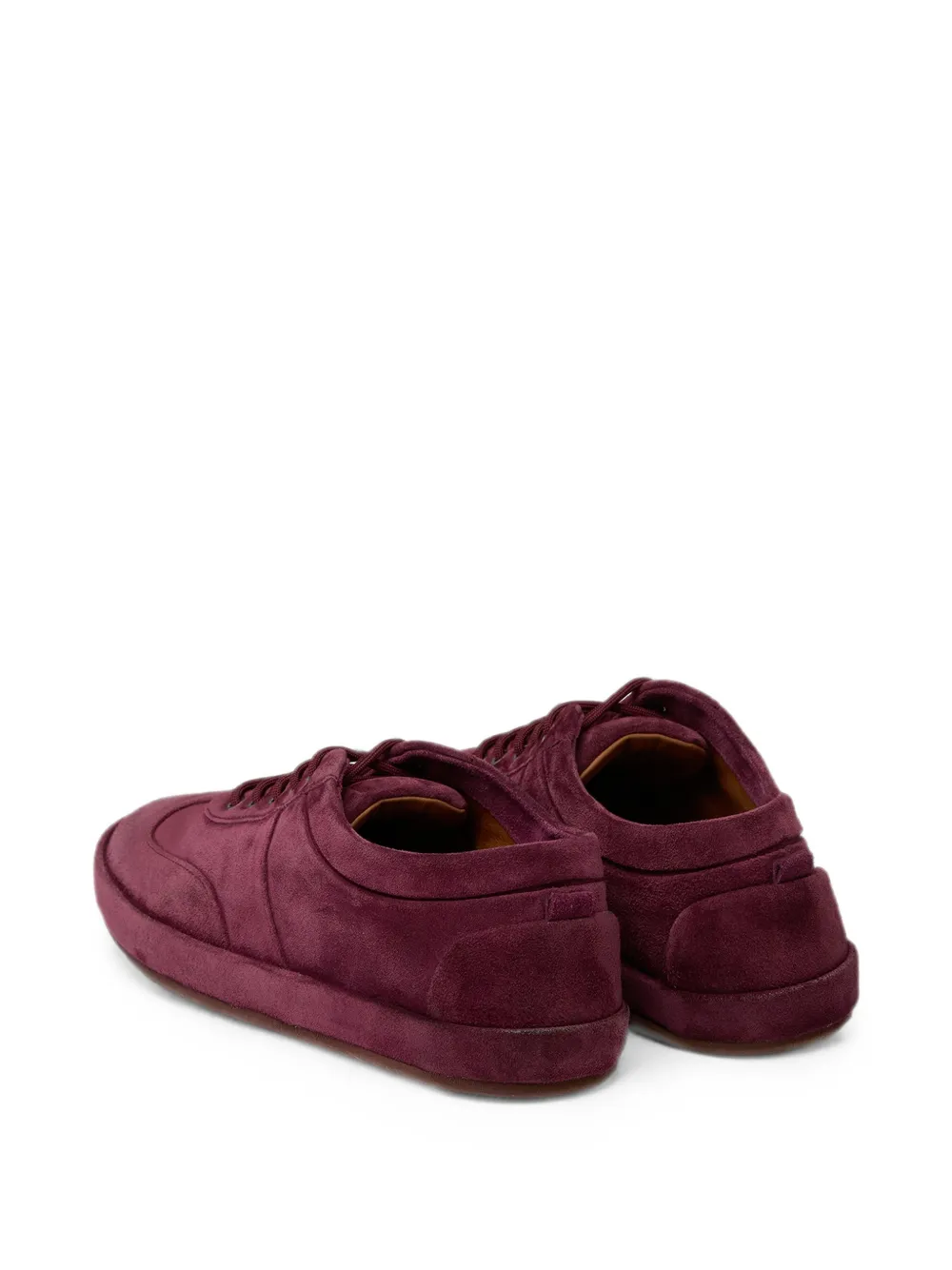 Marsèll Scatopelle suede lace-up sneakers Rood