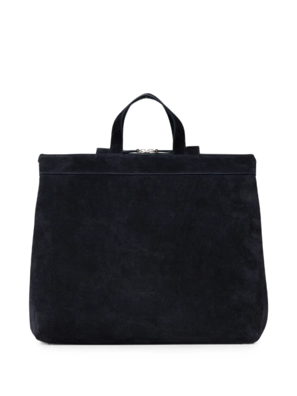 Marsèll Borso Suede Zip-top Tote Bag In Blue