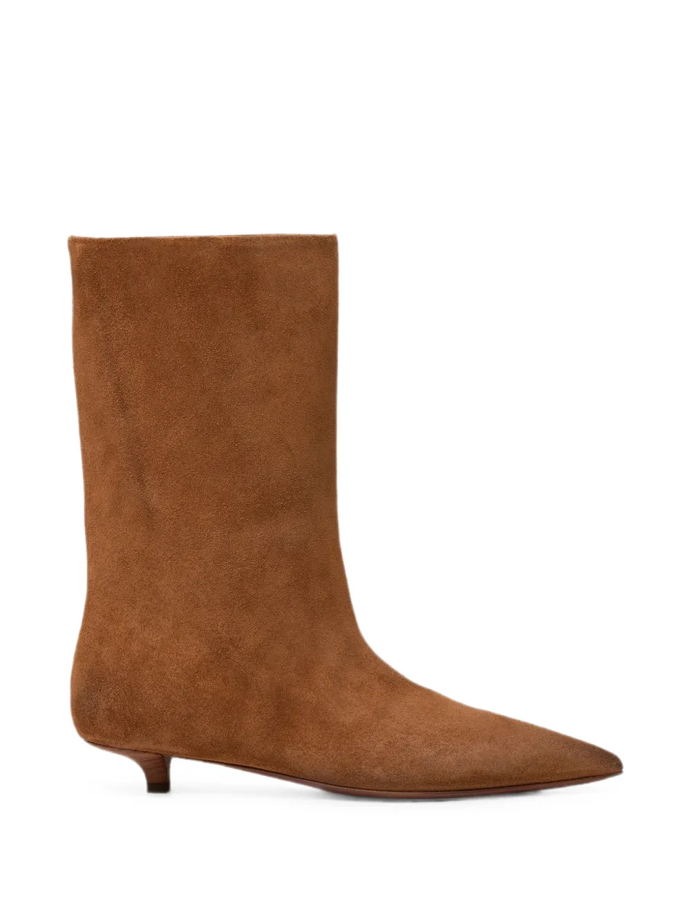 Marsèll Spino pointed-toe suede ankle boots Bruin