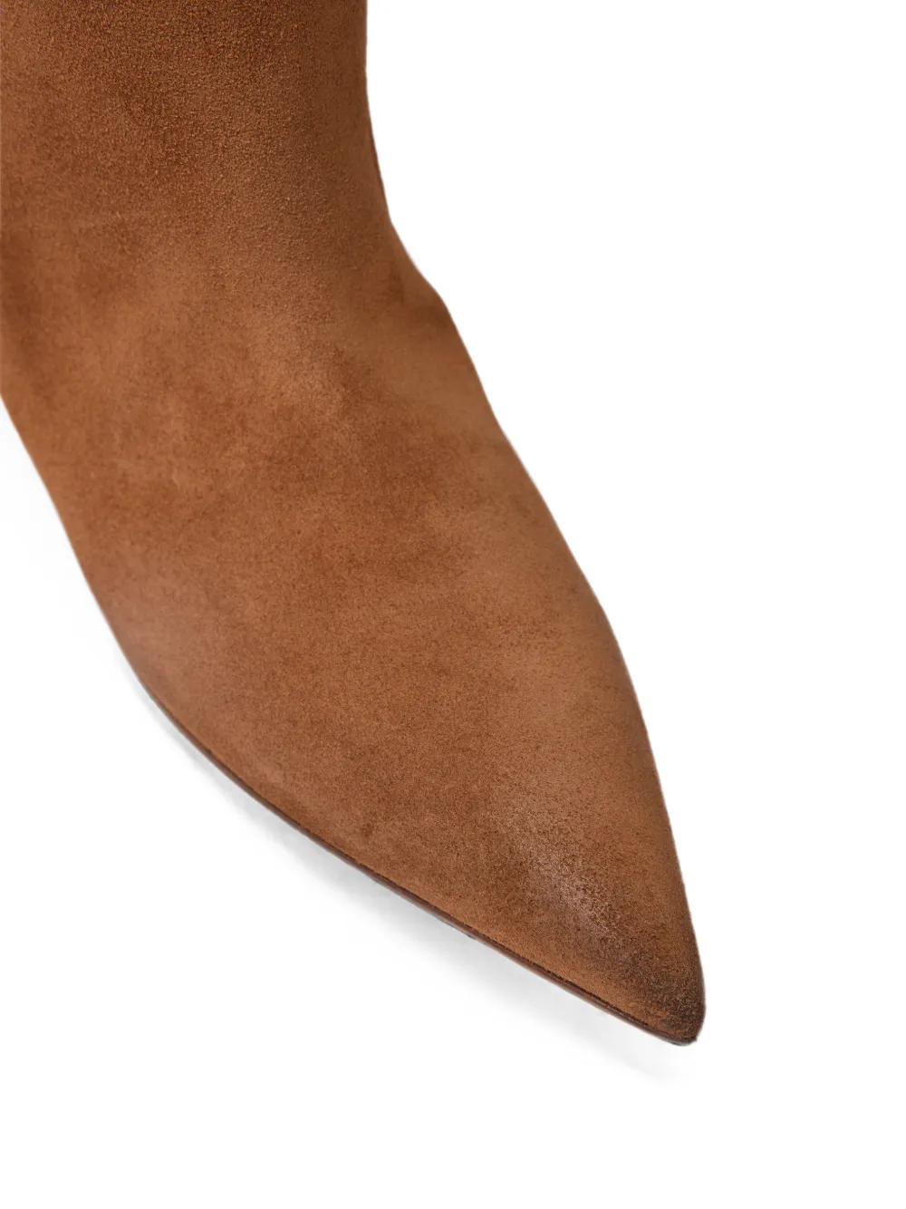 Marsèll Spino pointed-toe suede ankle boots Bruin