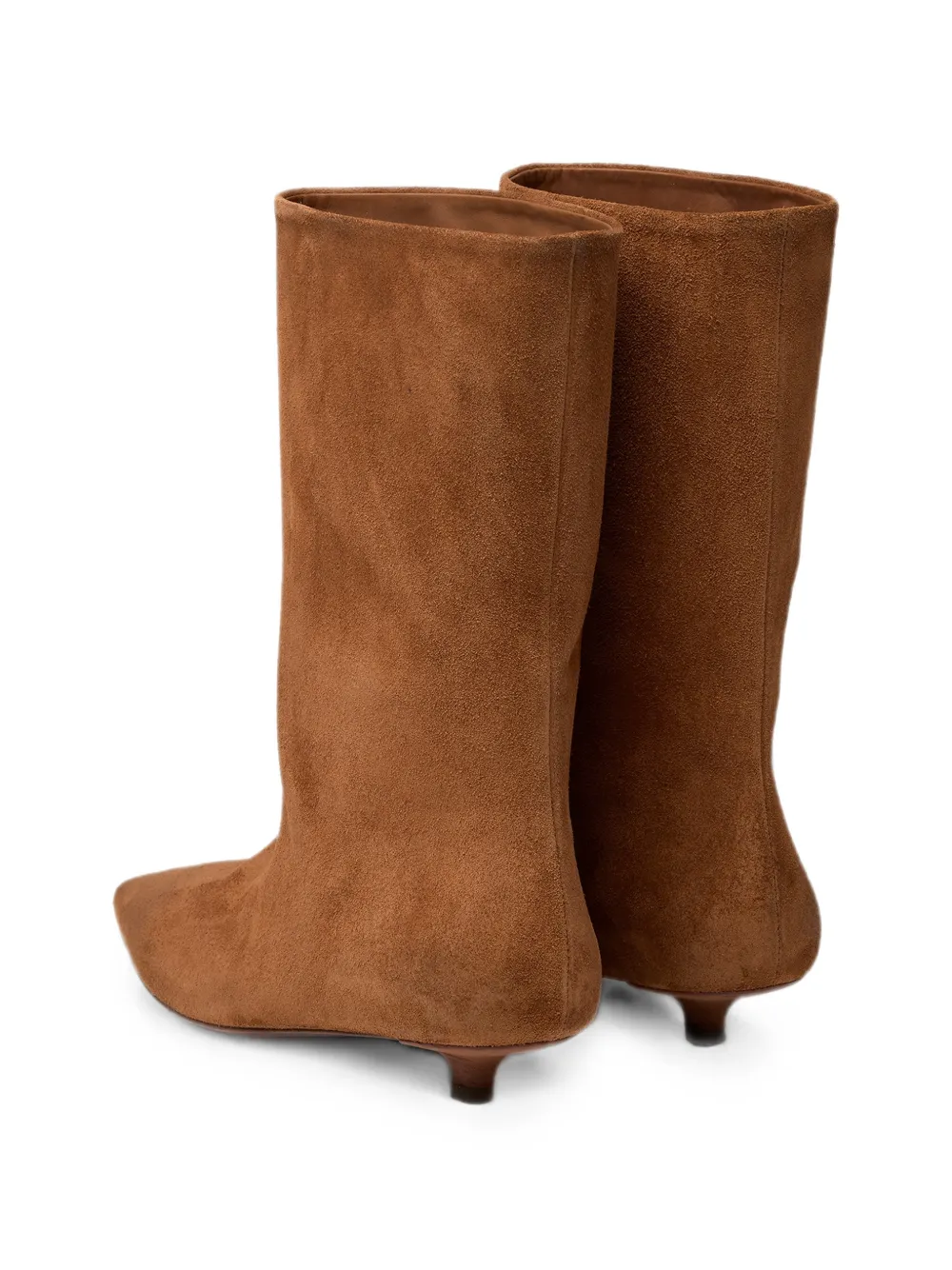 Marsèll Spino pointed-toe suede ankle boots Bruin
