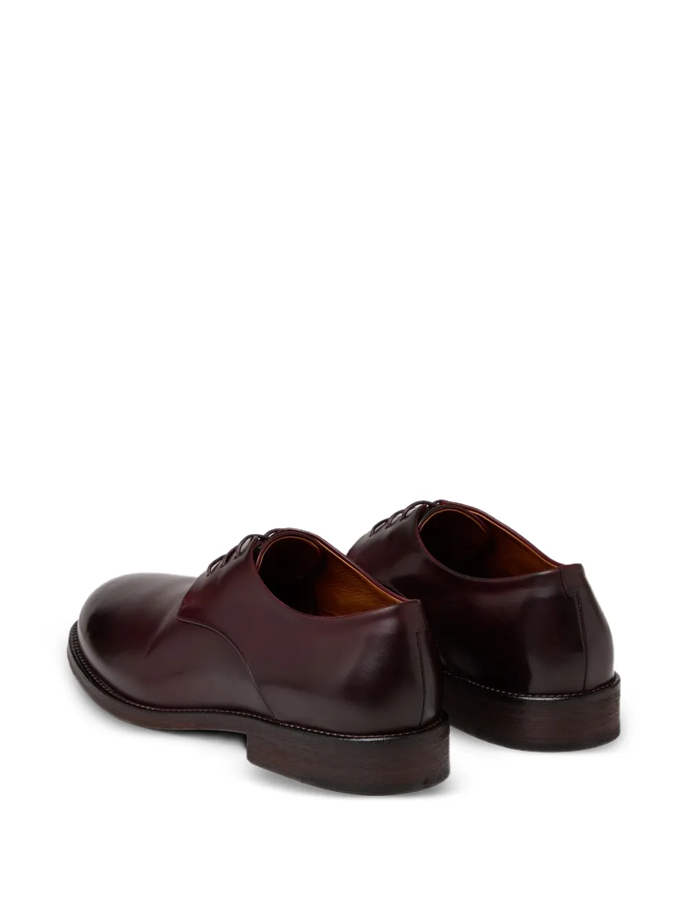 Marsèll Pugno lace-up leather derby shoes Rood