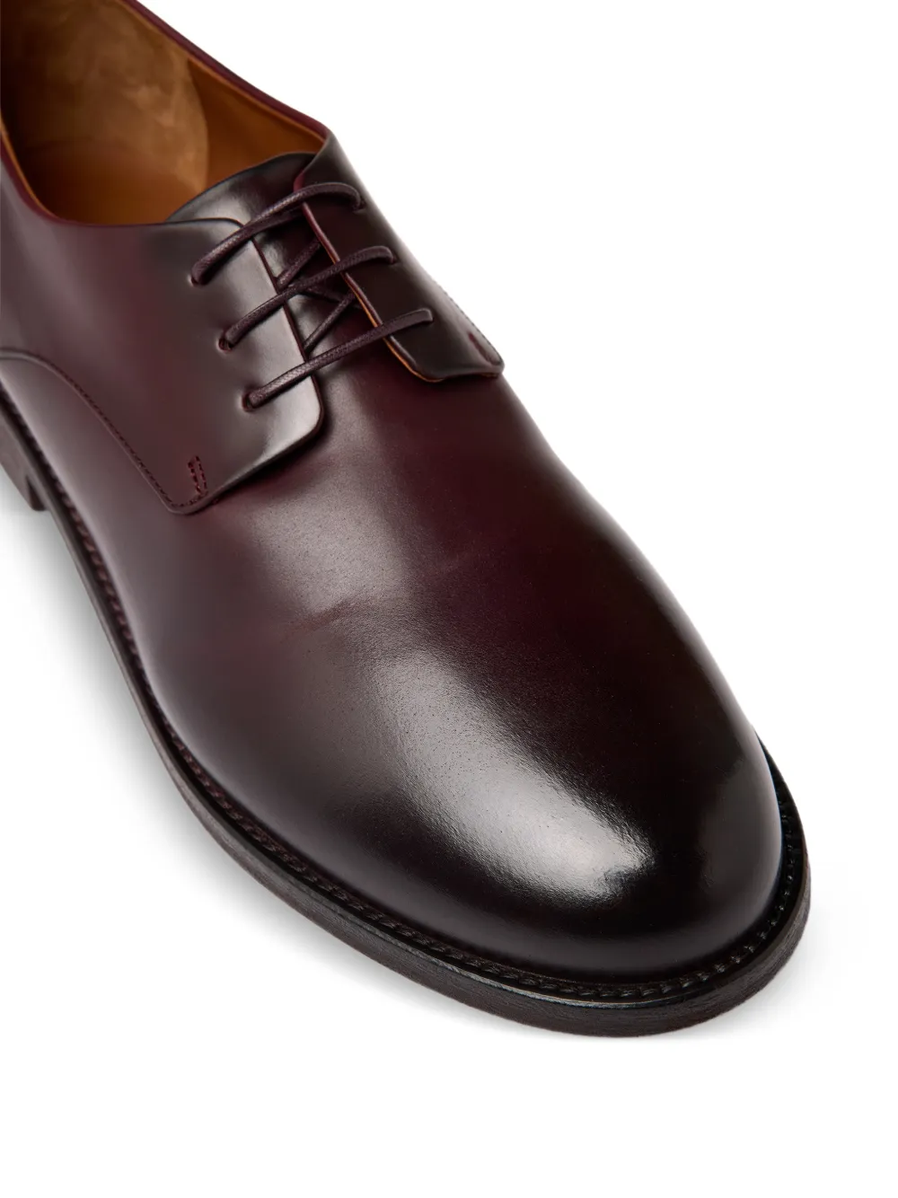 Marsèll Pugno lace-up leather derby shoes Rood