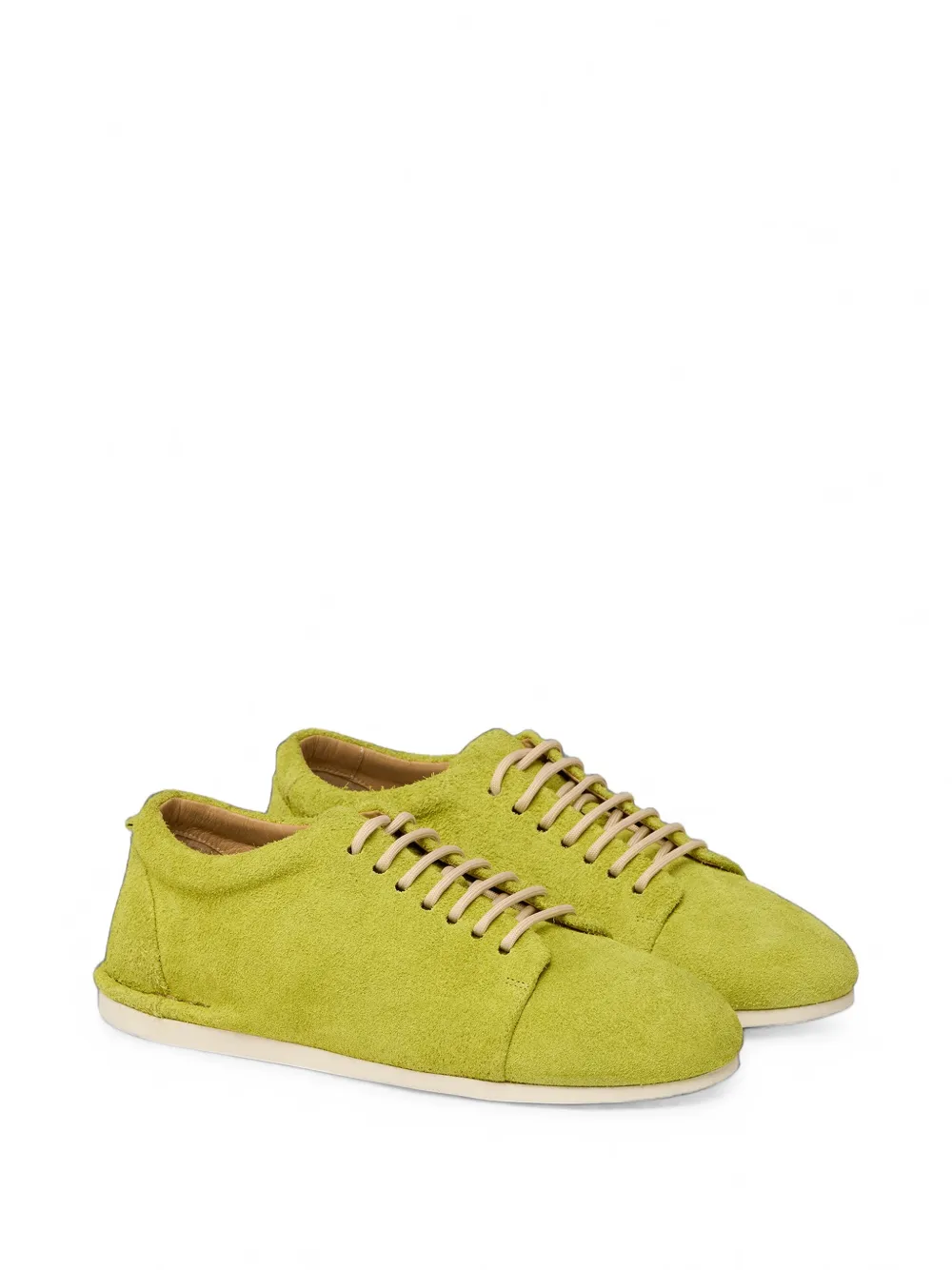 Marsèll Sancrespella suede lace-up derby shoes Groen