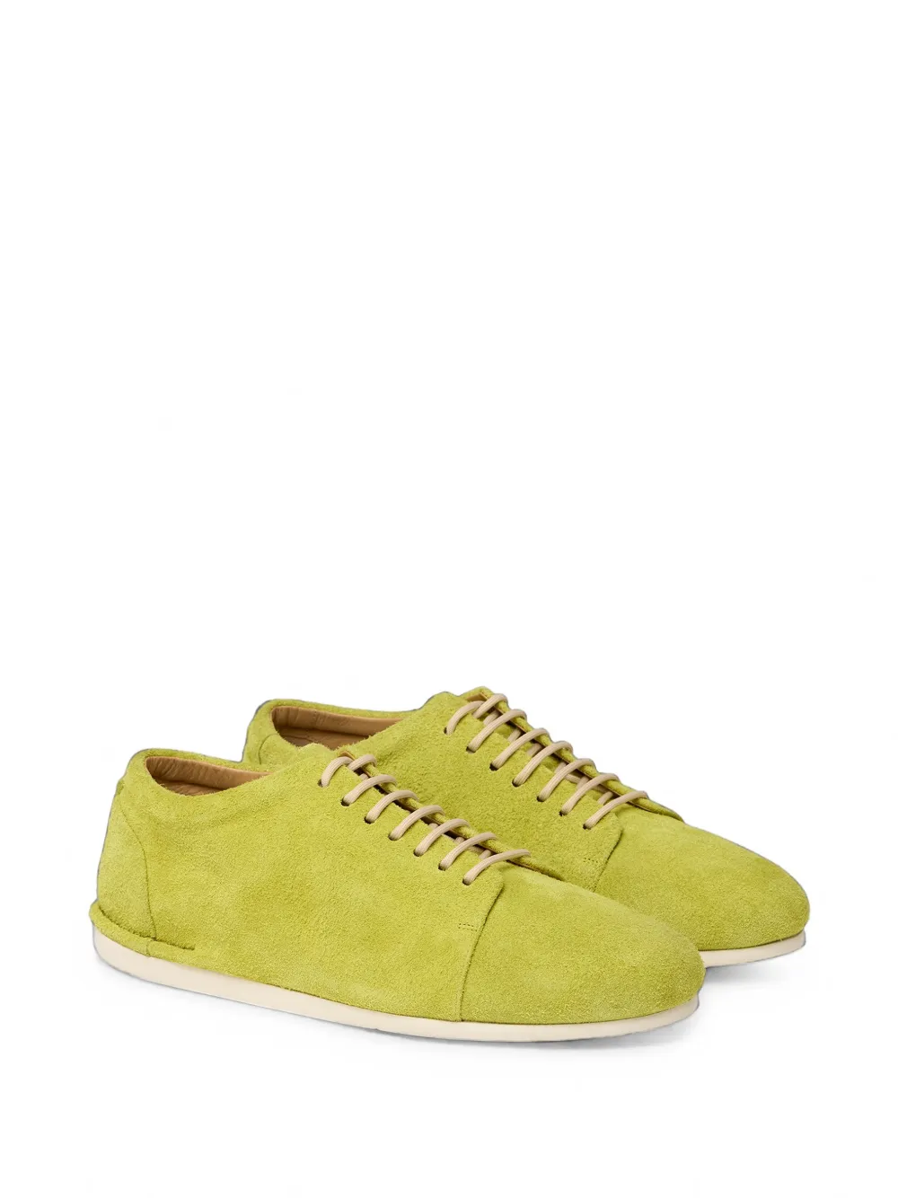 Marsèll Sancrespella suede lace-up derby shoes Groen