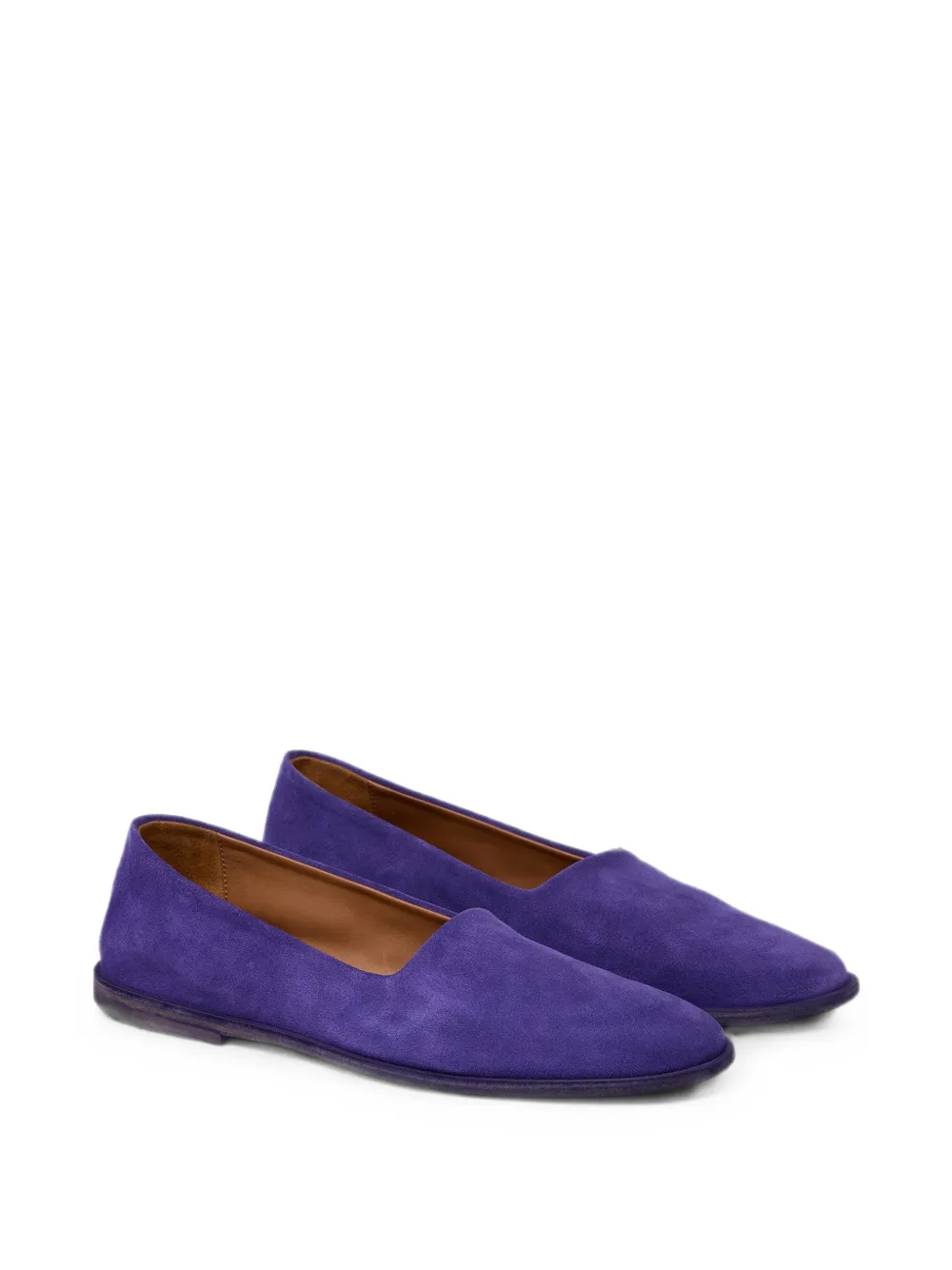 Marsèll Stesa suede slip-on loafers Paars