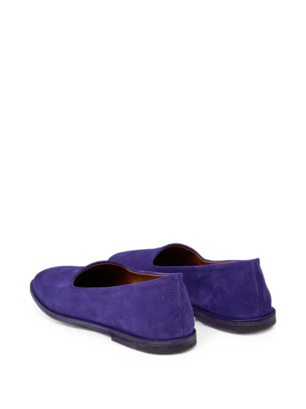 Marsèll Stesa suede slip-on loafers Paars