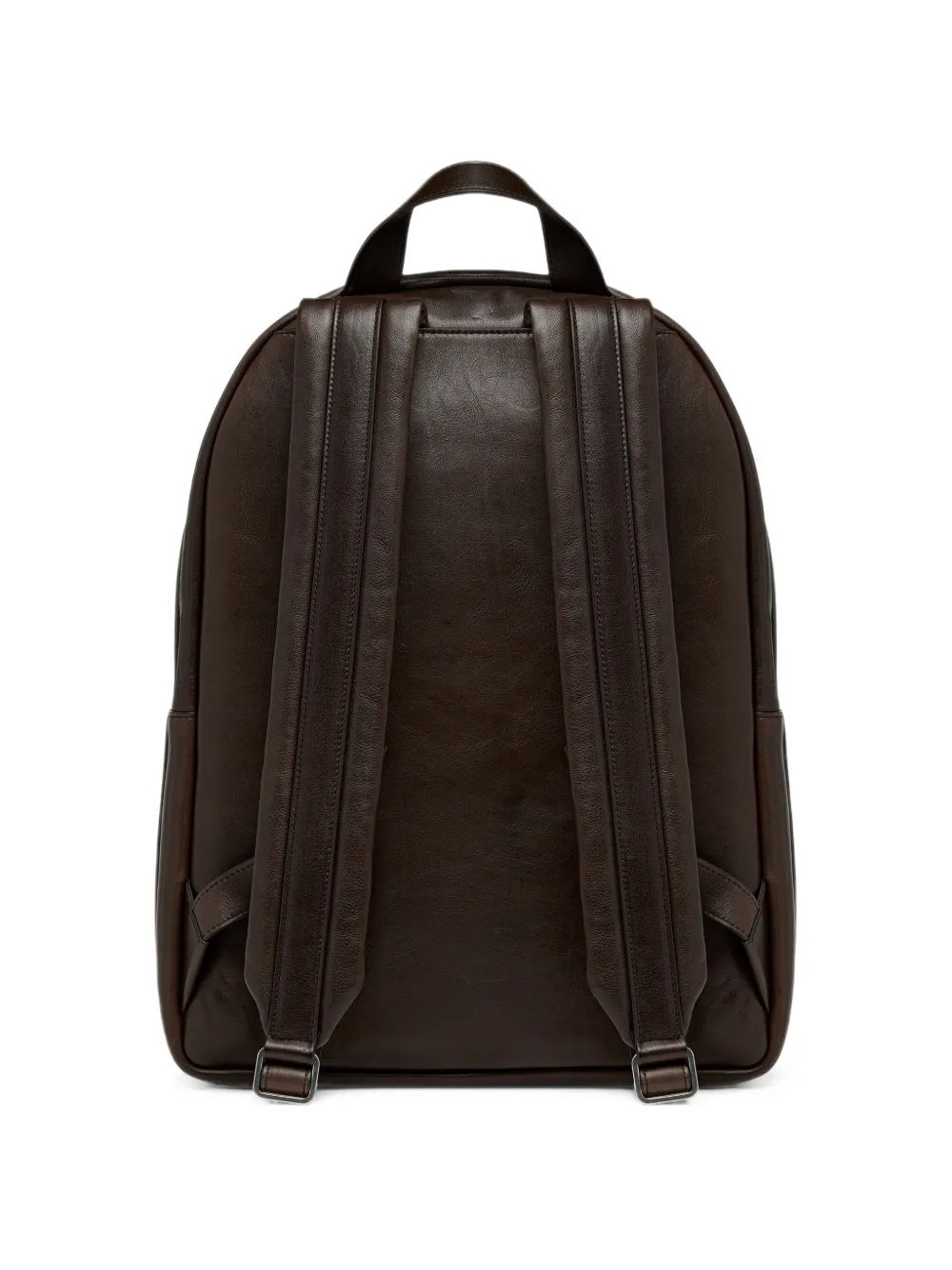 Marsèll Guscio grained leather backpack Bruin