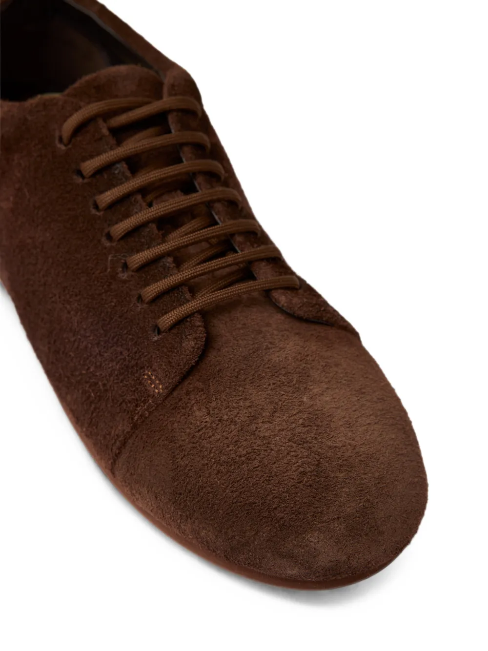 Marsèll Sancrespella suede lace-up derby shoes Bruin