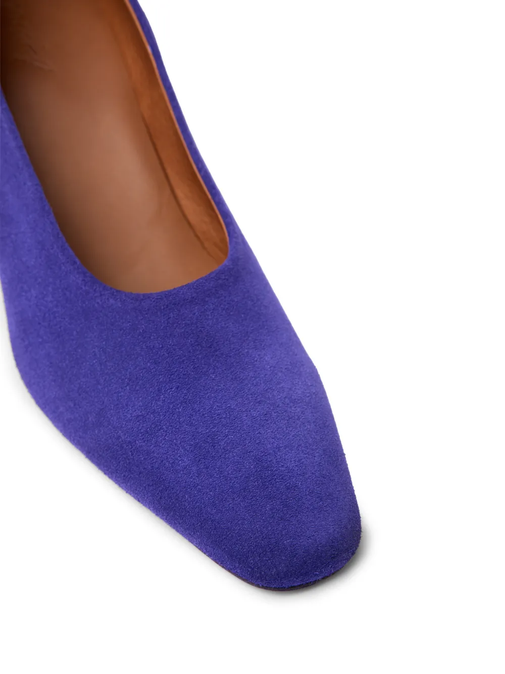 Marsèll Figura suede almond-toe pumps Paars