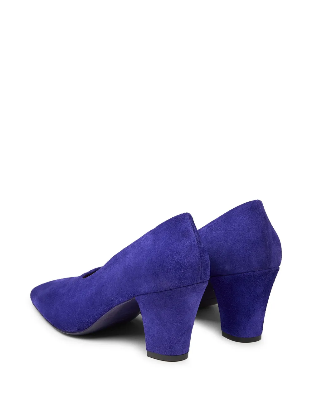 Marsèll Figura suede almond-toe pumps Paars