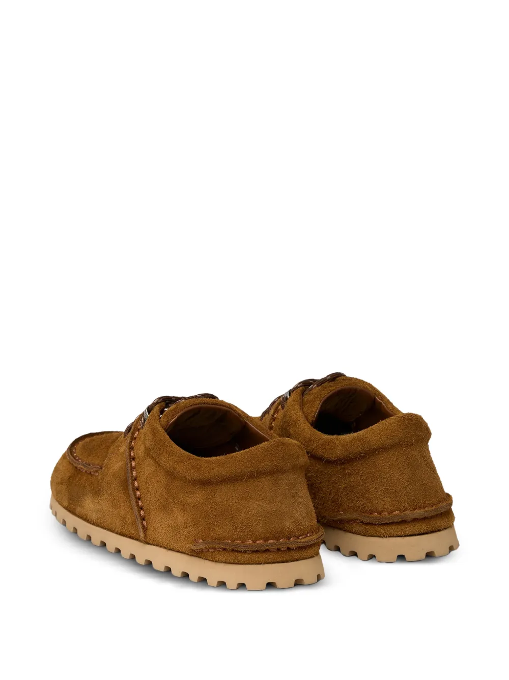 Marsèll Pizzicarro lace-up suede derby shoes Bruin