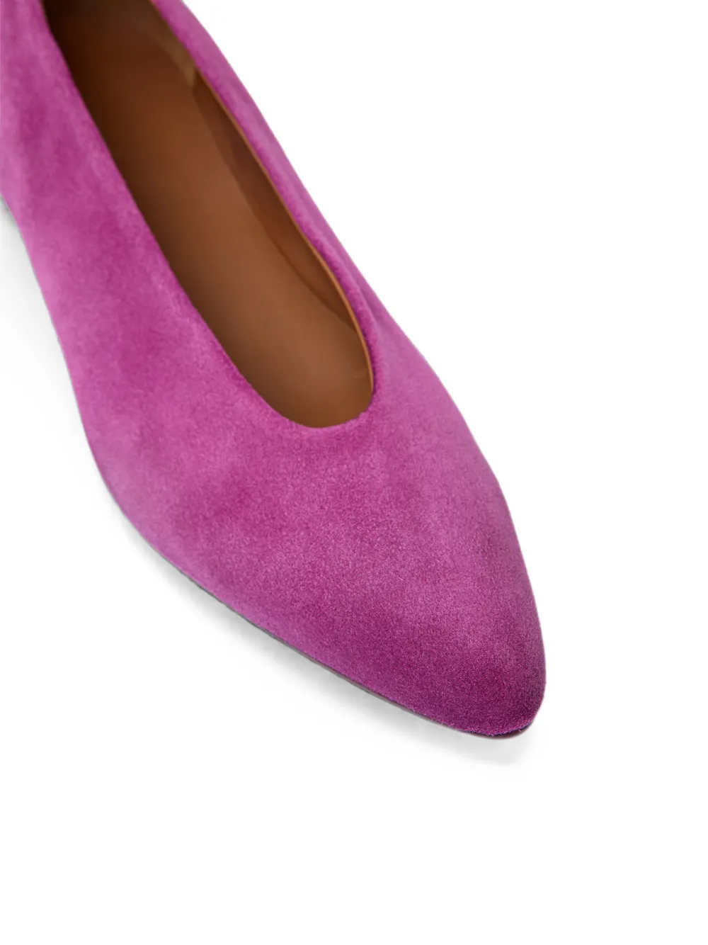 Marsèll suede pointed-toe heeled pumps Paars