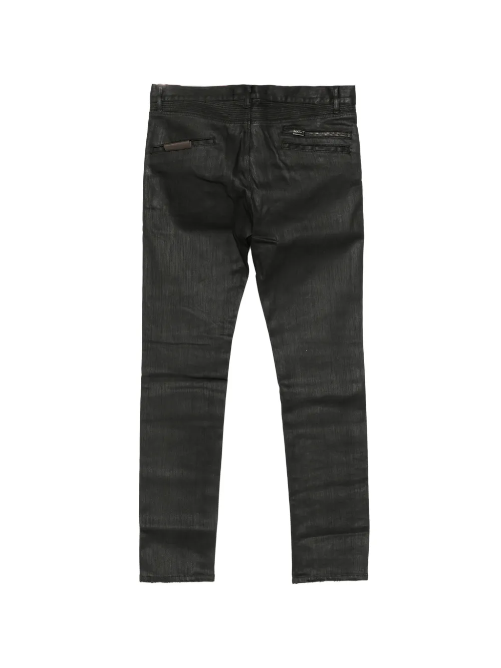 Roberto Cavalli Jeans met luipaardprint en metallic-effect Zwart