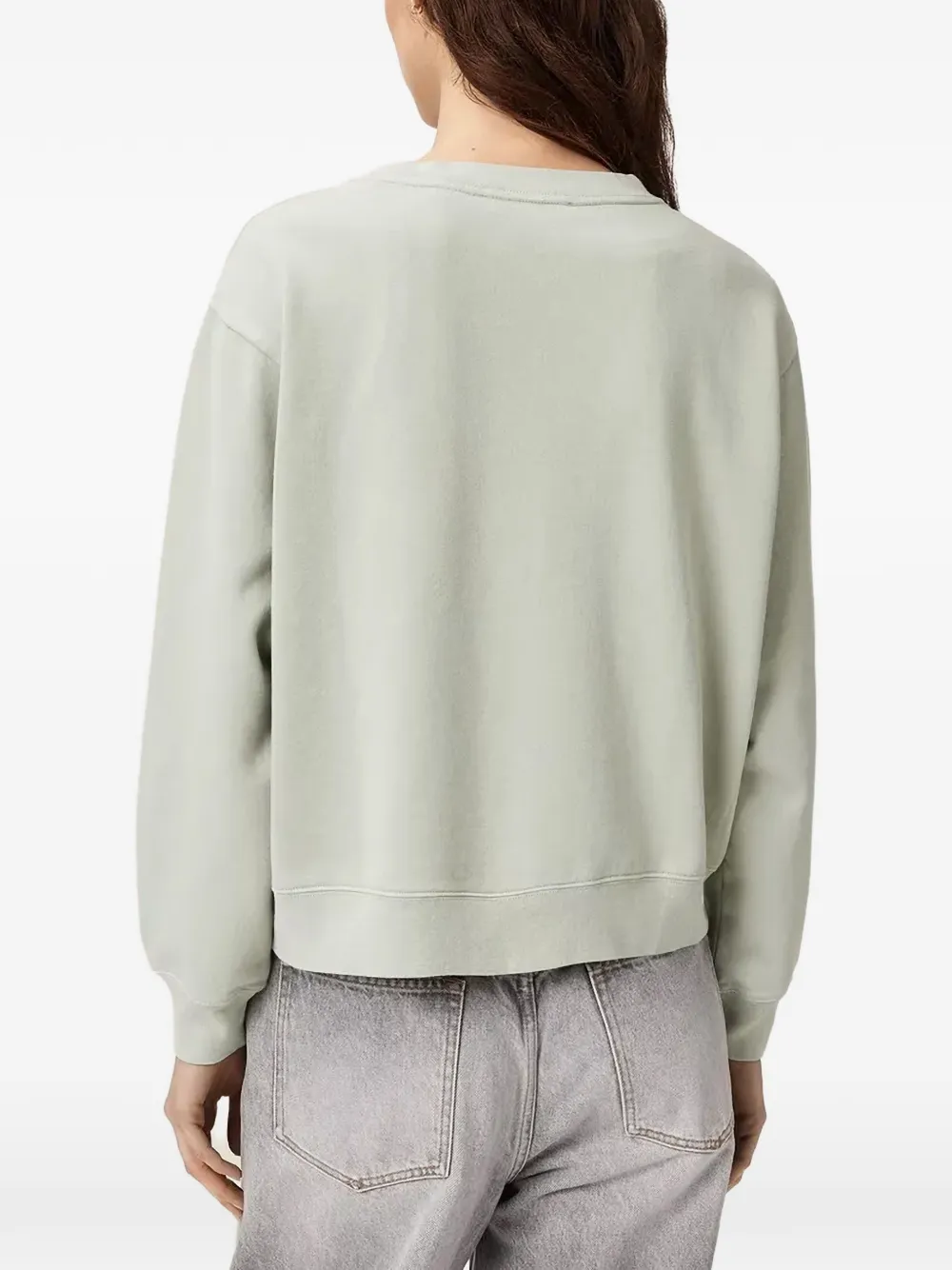 AllSaints Insignia Pippa sweater met logo-applicatie Groen