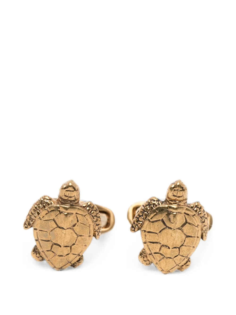 Roberto Cavalli turtle-motif cufflinks - Oro