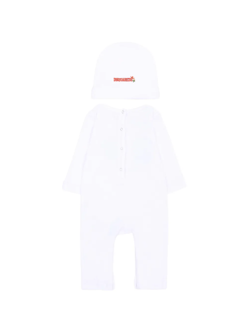 DSQUARED2 KIDS Romperset met grafische print Wit