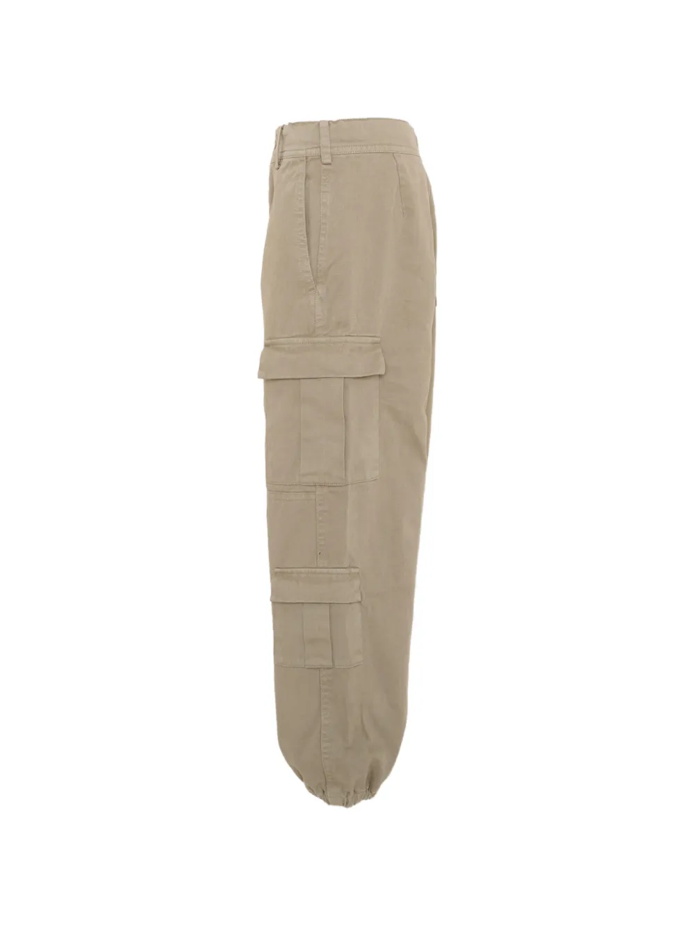 Stella McCartney Kids Cargo broek met elastische enkels Beige
