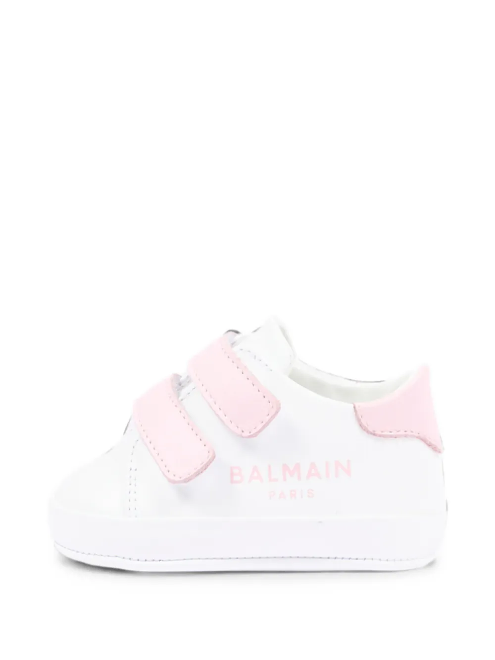 Balmain Kids Sneakers met klittenband Wit